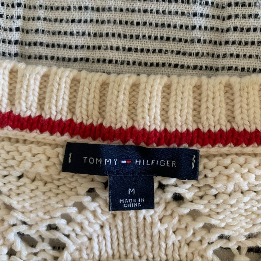 Tommy Hilfiger Cable Knit Sweater cream - Picture 8 of 13